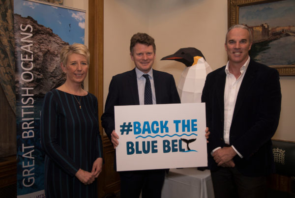 Angela Smith MP with Richard Benyon MP and Lewis Pugh