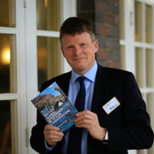 Richard Benyon MP, at a seminar organised by the Great British Oceans Coalition and the International Union for the Conservation of Nature, at ZSL London Zoo. The seminar is about the standards for marine protected areas aiming to increase awareness. The attendees include MP's, representatives of NGO's including GP staff members, civil servants and marine managers responsible for the UK's Government's Blue Belt programme.